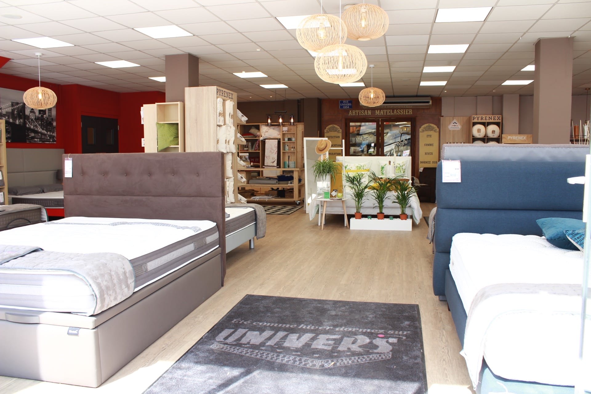 matelas de laine blanche cardée sur Lyon