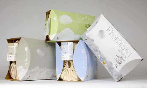 Oreillers et couettes en duvet et plumes